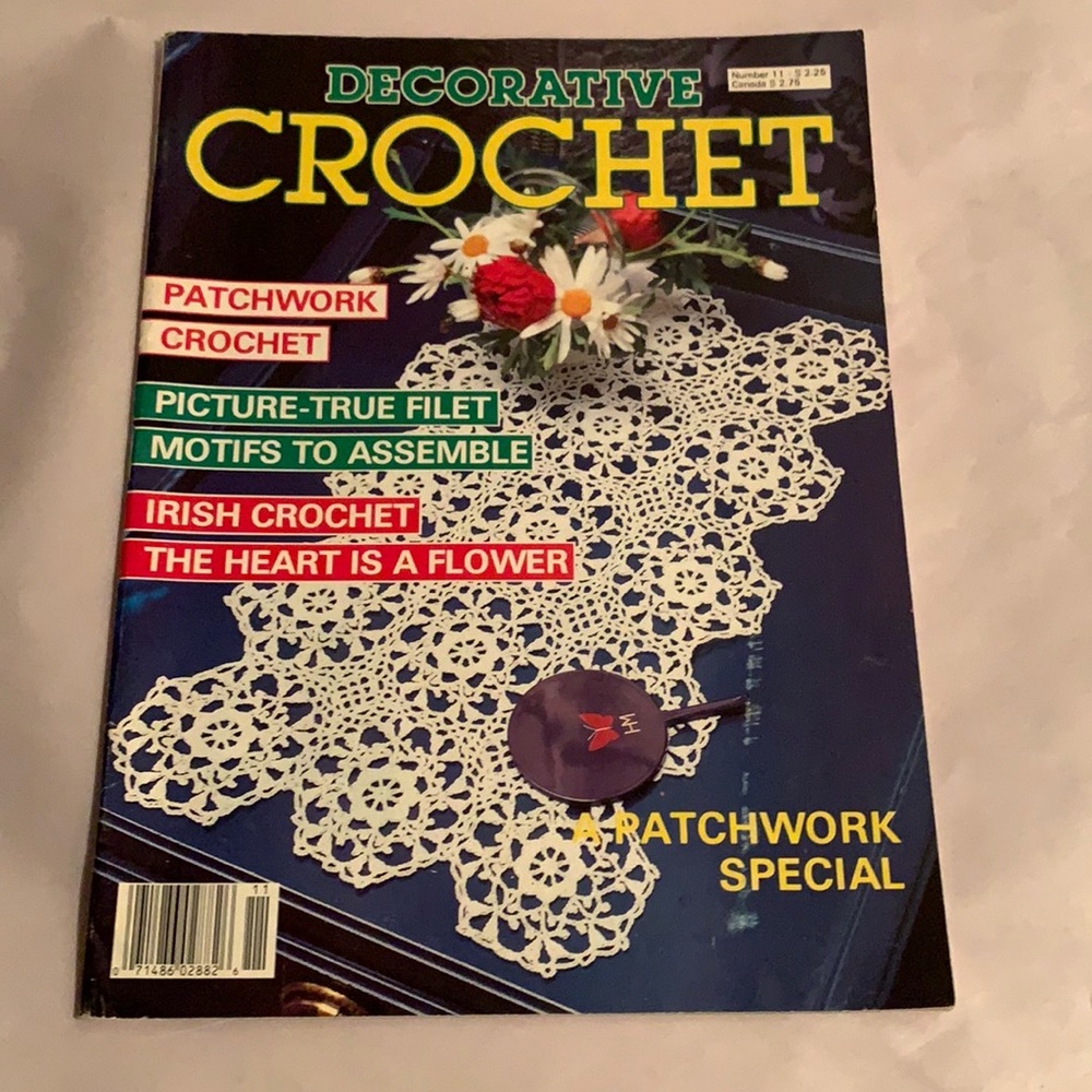 DECORATIVE CROCHET Magazine Number 11 SEPT. '89. PATCHWORK SPECIAL